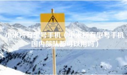 小米所有型号手机（小米所有型号手机国内部队都可以用吗）